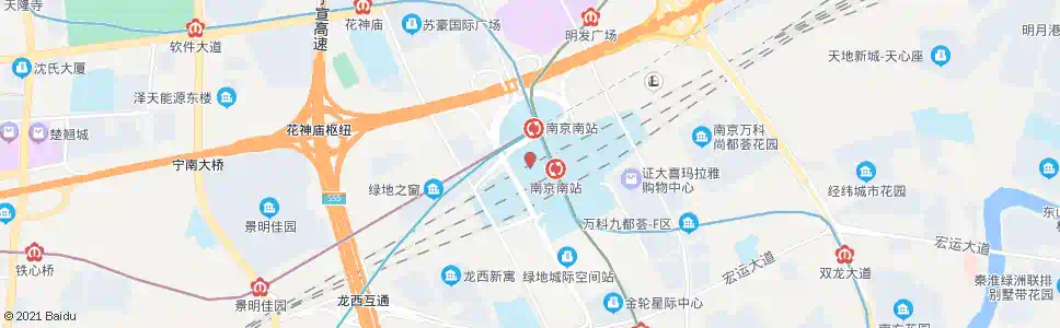 南京南一路_公交站地图_南京公交_妙搜公交查询2025