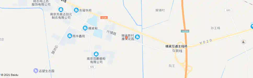 南京姚许_公交站地图_南京公交_妙搜公交查询2025