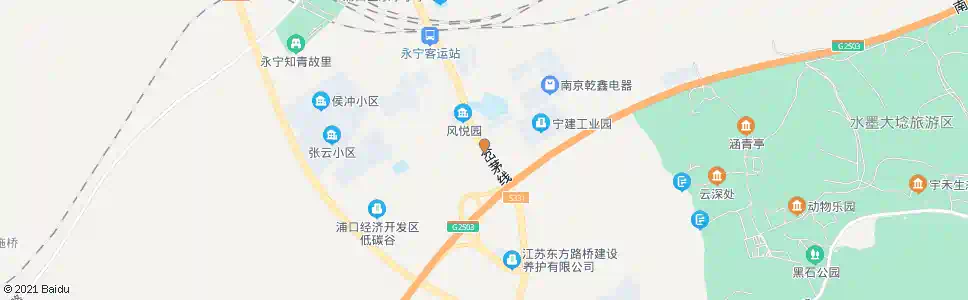 南京永宁南_公交站地图_南京公交_妙搜公交查询2025