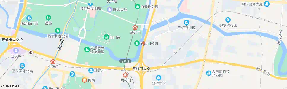 南京秦虹桥_公交站地图_南京公交_妙搜公交查询2025