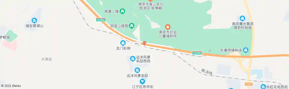 南京祖堂山_公交站地图_南京公交_妙搜公交查询2025