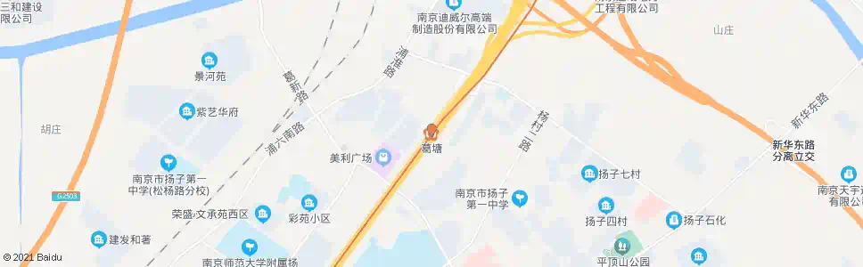 南京葛塘农贸市场_公交站地图_南京公交_妙搜公交查询2025