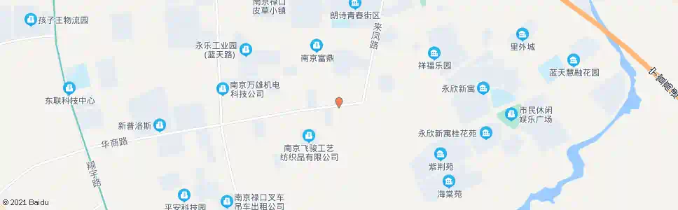 南京华商路东_公交站地图_南京公交_妙搜公交查询2025