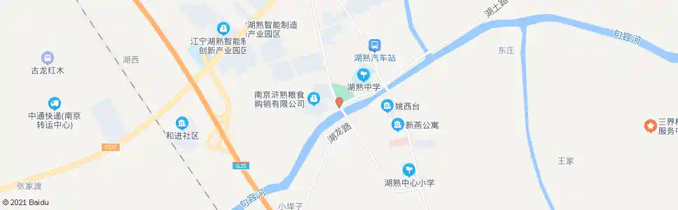 南京湖熟总站_公交站地图_南京公交_妙搜公交查询2025
