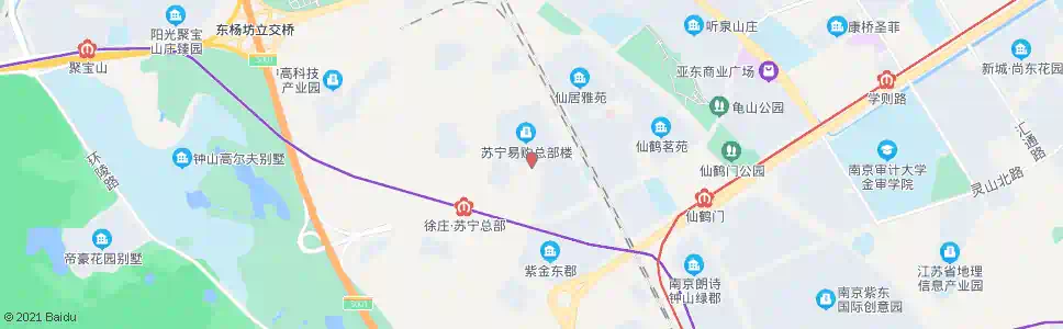 南京苏宁总部_公交站地图_南京公交_妙搜公交查询2025