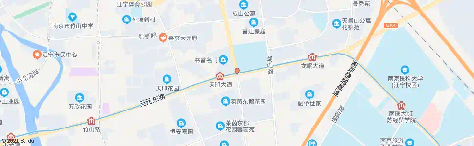 南京天元东路_公交站地图_南京公交_妙搜公交查询2025