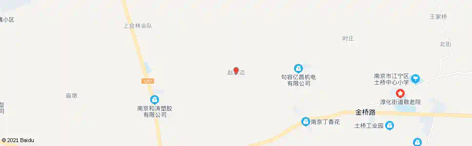 南京赵家边_公交站地图_南京公交_妙搜公交查询2025