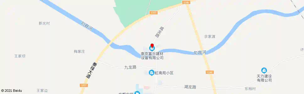 南京水北村_公交站地图_南京公交_妙搜公交查询2025