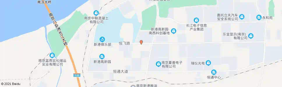 南京恒飞路兴体路_公交站地图_南京公交_妙搜公交查询2025