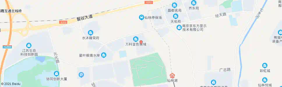 南京学森路仙林湖路_公交站地图_南京公交_妙搜公交查询2025