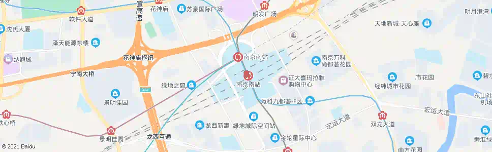 南京小汤营南_公交站地图_南京公交_妙搜公交查询2025