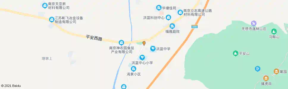 南京洪蓝_公交站地图_南京公交_妙搜公交查询2025