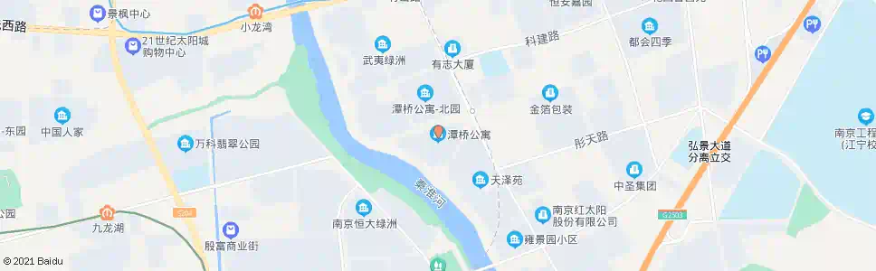 南京潭桥公寓_公交站地图_南京公交_妙搜公交查询2025