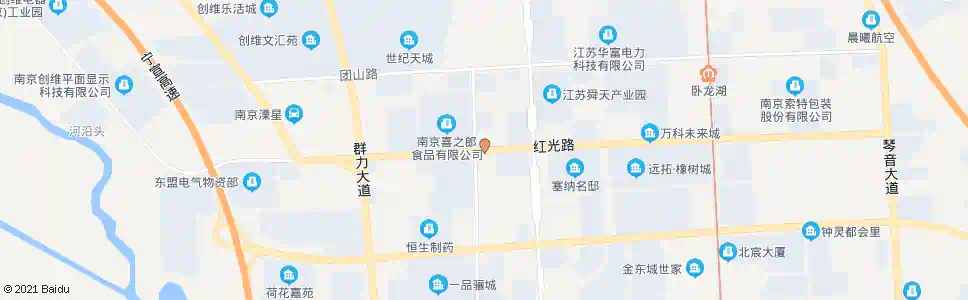 南京喜之郎_公交站地图_南京公交_妙搜公交查询2025
