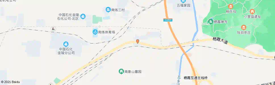 南京戴家库_公交站地图_南京公交_妙搜公交查询2025