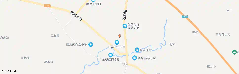 南京白马_公交站地图_南京公交_妙搜公交查询2025
