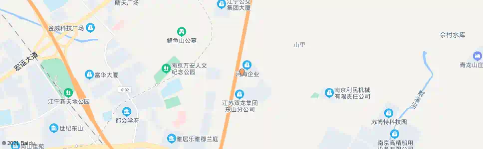 南京窑头南_公交站地图_南京公交_妙搜公交查询2025