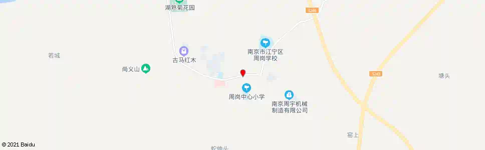 南京周岗西_公交站地图_南京公交_妙搜公交查询2025
