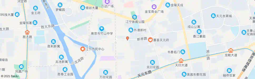 南京新亭路_公交站地图_南京公交_妙搜公交查询2025