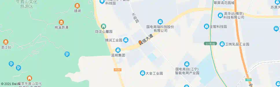 南京隐龙路北_公交站地图_南京公交_妙搜公交查询2025