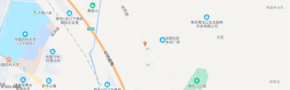 南京咸田_公交站地图_南京公交_妙搜公交查询2025