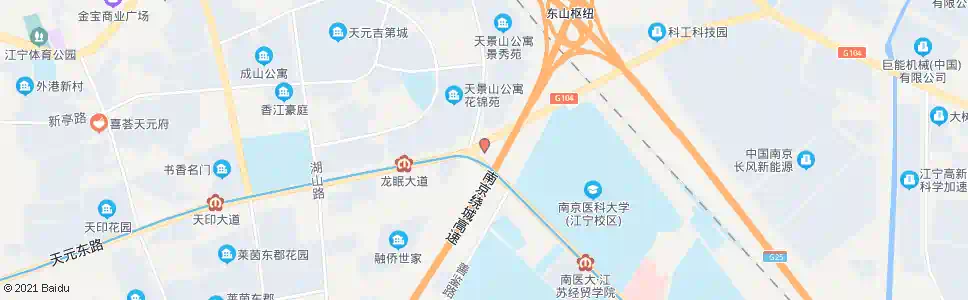南京江宁客运站龙眠大道_公交站地图_南京公交_妙搜公交查询2025