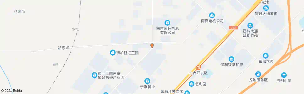 南京时代大道六新路_公交站地图_南京公交_妙搜公交查询2025