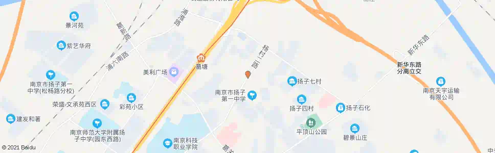 南京扬子十一村_公交站地图_南京公交_妙搜公交查询2025