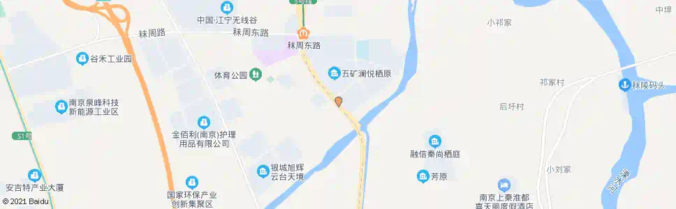 南京小金村_公交站地图_南京公交_妙搜公交查询2025