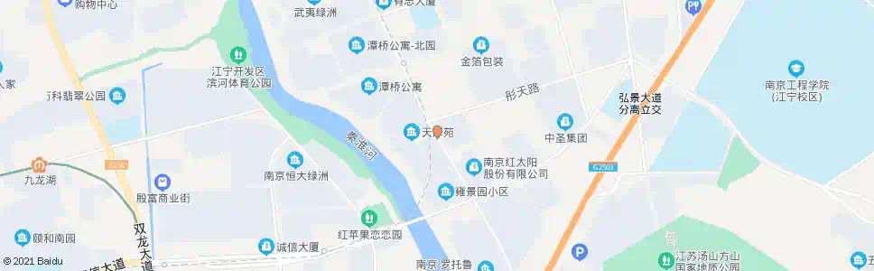 南京彤天路_公交站地图_南京公交_妙搜公交查询2025