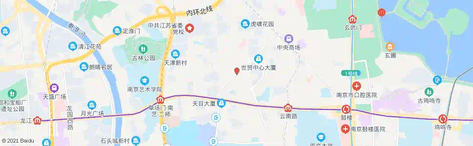 南京颐和路_公交站地图_南京公交_妙搜公交查询2025