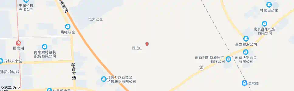南京西边庄_公交站地图_南京公交_妙搜公交查询2025
