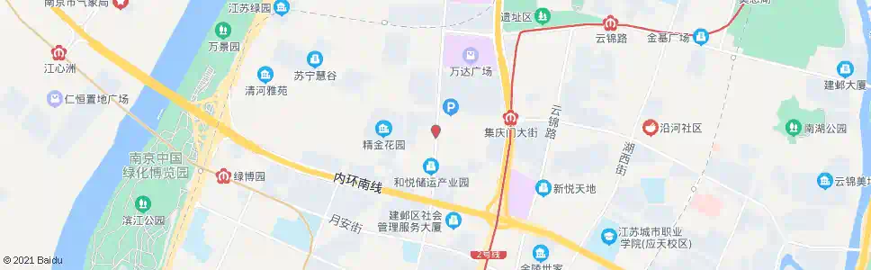 南京燕山路积贤街_公交站地图_南京公交_妙搜公交查询2025