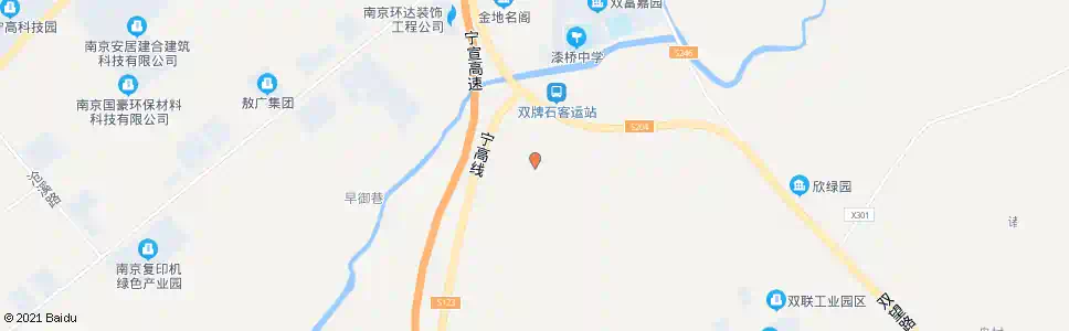 南京漆桥古村落_公交站地图_南京公交_妙搜公交查询2025