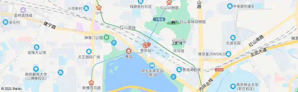 南京马场口_公交站地图_南京公交_妙搜公交查询2025