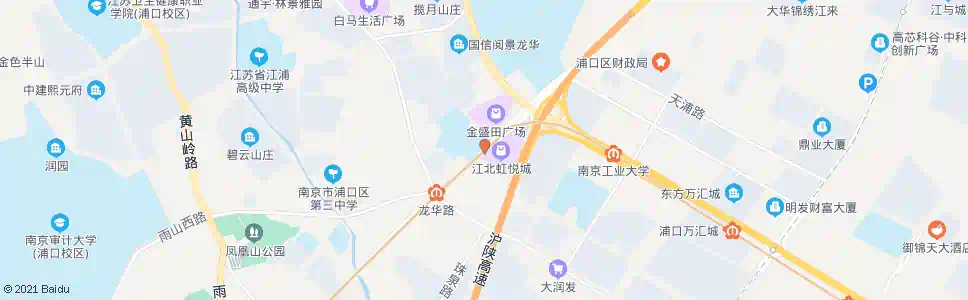 南京阅景龙华_公交站地图_南京公交_妙搜公交查询2025