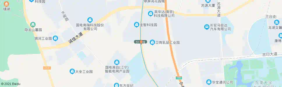 南京长青街_公交站地图_南京公交_妙搜公交查询2025