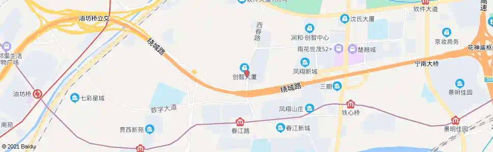 南京西春路南_公交站地图_南京公交_妙搜公交查询2025
