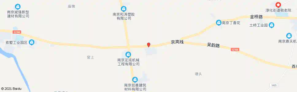 南京陈家庄西岗_公交站地图_南京公交_妙搜公交查询2025