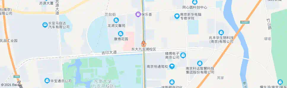 南京双龙大道吉印大道_公交站地图_南京公交_妙搜公交查询2025