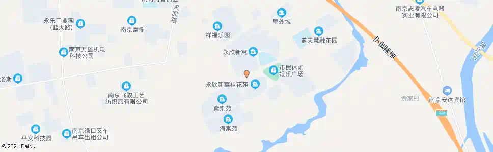 南京永欣大道西_公交站地图_南京公交_妙搜公交查询2025