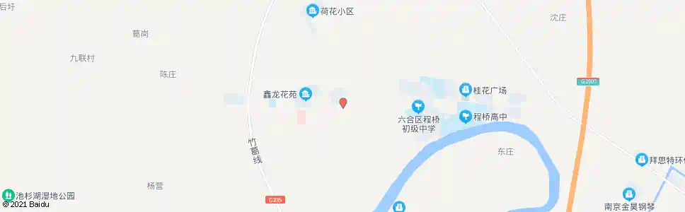 南京程桥政府_公交站地图_南京公交_妙搜公交查询2025