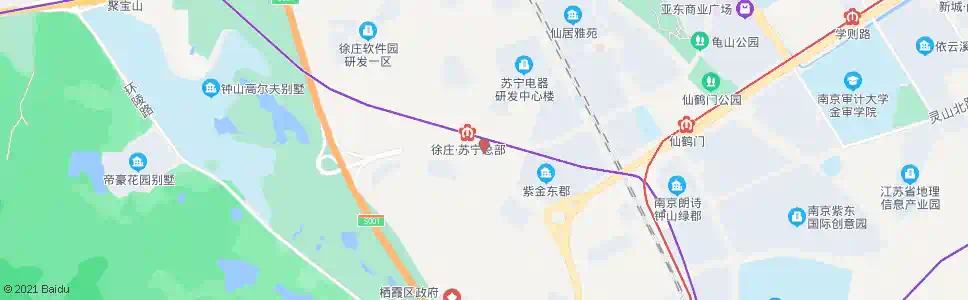 南京徐庄文化园_公交站地图_南京公交_妙搜公交查询2025