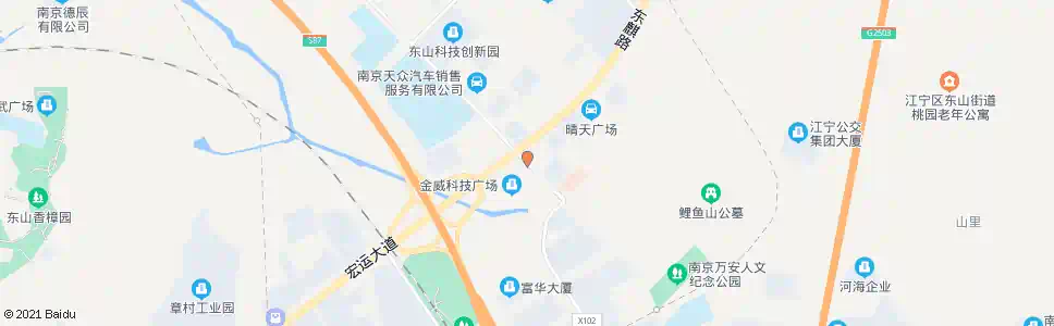 南京上高路市井_公交站地图_南京公交_妙搜公交查询2025