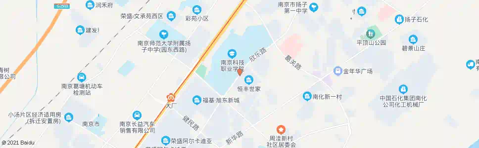 南京欣乐路毕洼路_公交站地图_南京公交_妙搜公交查询2025