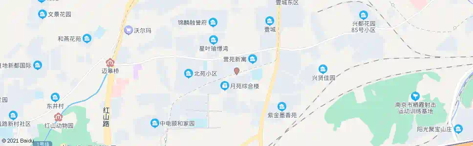 南京营苑南路_公交站地图_南京公交_妙搜公交查询2025