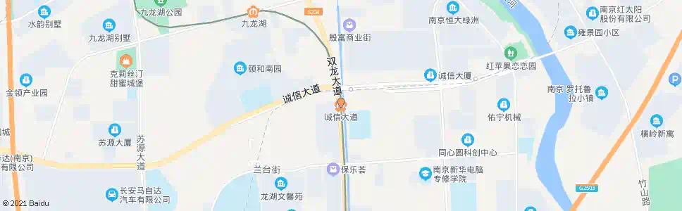 南京诚信大道_公交站地图_南京公交_妙搜公交查询2025