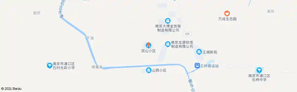 南京双山小区_公交站地图_南京公交_妙搜公交查询2025