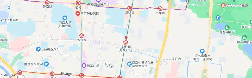 南京四牌楼_公交站地图_南京公交_妙搜公交查询2025