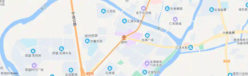 南京雄州街道_公交站地图_南京公交_妙搜公交查询2025